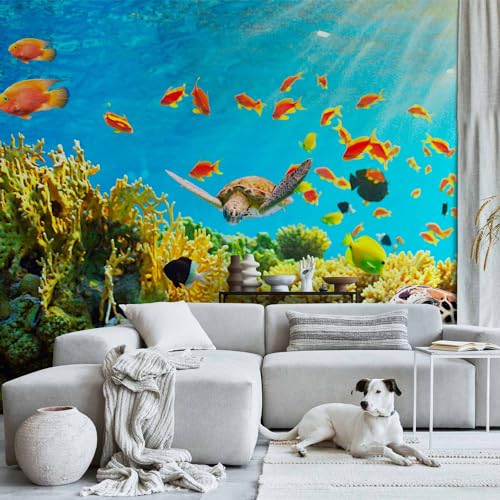 Peel and Stick Wall Mural Peel and Stick Underwater 212x98 Inch (11 Count)