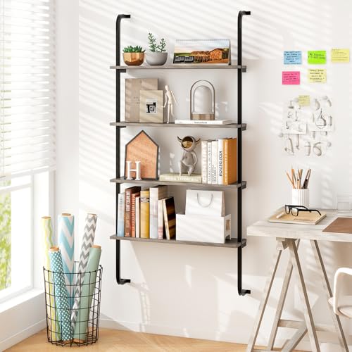 4 Tier Industrial Bookshelf