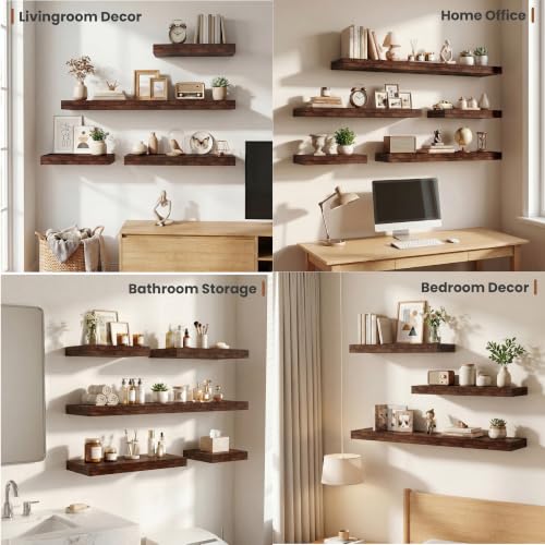 Square Floating Shelves 12x12” Set of 2 (2 Count)