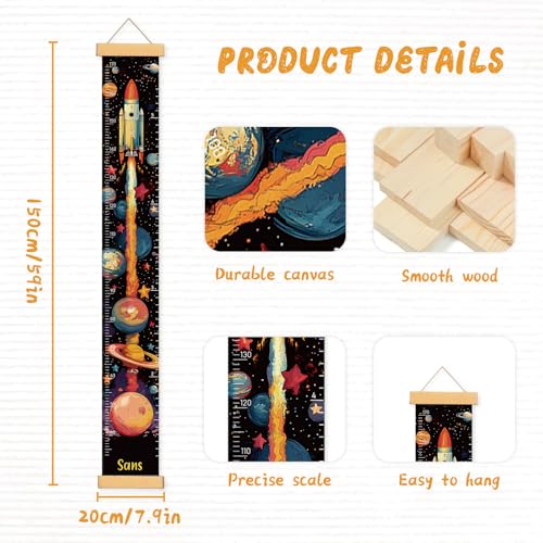 Personalized Name Kids Growth Chart
