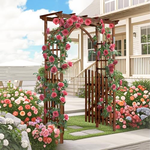 85in Wooden Arbor Garden Arch