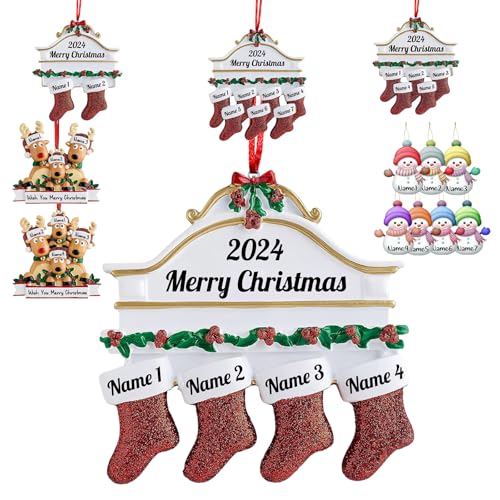 Personalized Christmas Ornaments Family of 2
