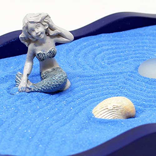 Mini Zen Garden Kit for Desk with Rake