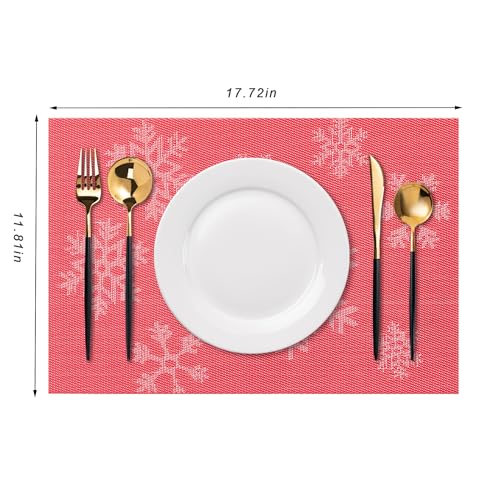 Placemats Set of 6 Washable Indoor (6 Count)