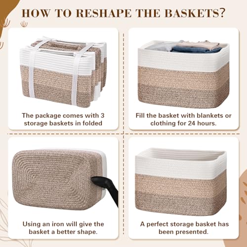 Baskets for Organizing (3 Count)