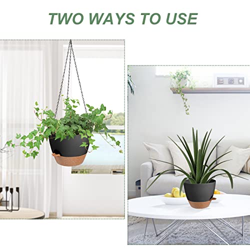Hanging Planters for Indoor Outdoor Plants (2 Count)