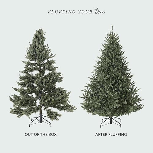 7.5 ft Unlit Classic Blue Spruce