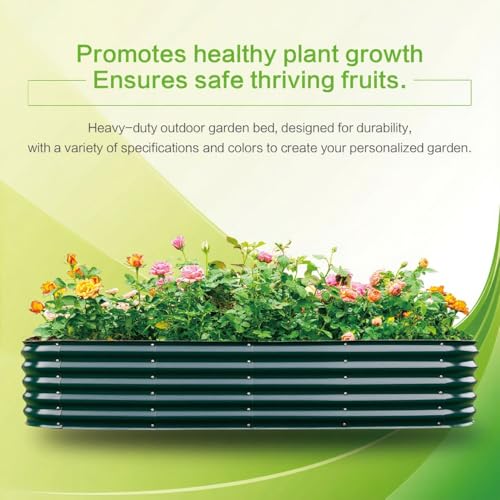 Gardmax Galvanized Raised Garden Bed