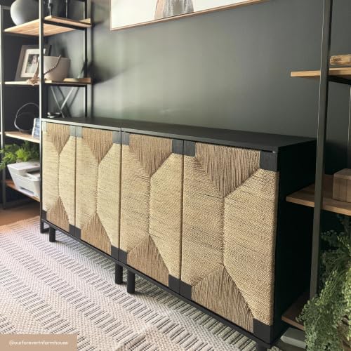 Beacon Accent Natural Sideboard Storage Cabinet TV Stand in Wire