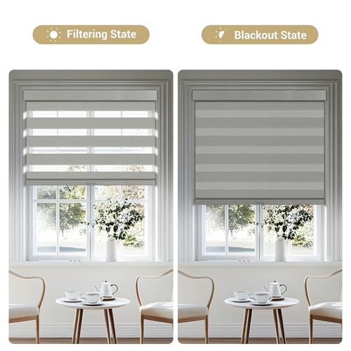 Cordless Zebra Blinds for Windows
