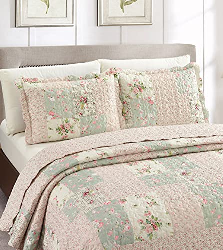 Rose and Sage Quilt Set