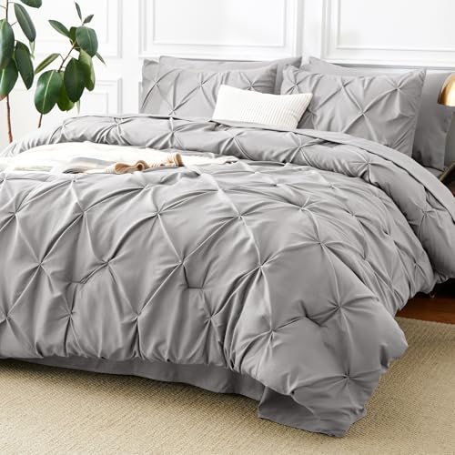 Queen Comforter Set French Grey