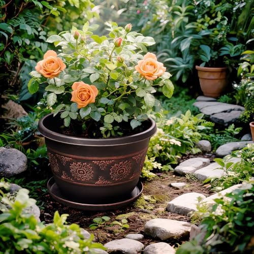 16 Inch Outdoor Planters (4 Count)