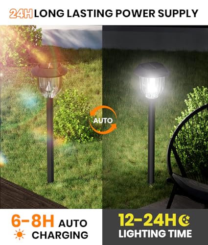 Solar Lights Outdoor (6 Count)