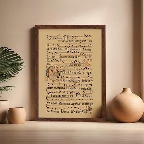 Vintage Hymnal Poster