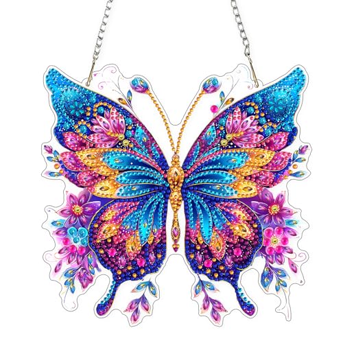DIY Butterfly Diamond Painting Hanging Ornament