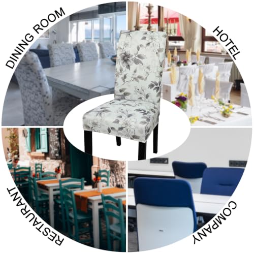 Pattern Chair Covers for Dining Room Set of 2