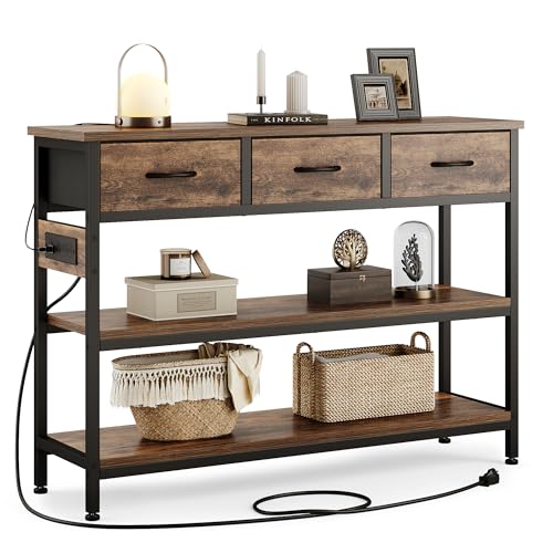 Entryway Table with Outlets