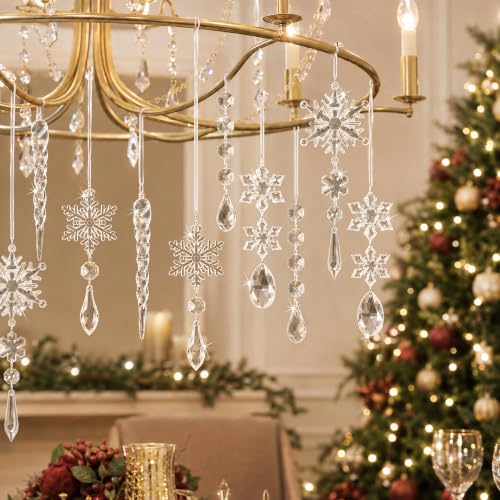 Crystal Christmas Tree Ornaments (32 Count)