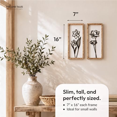 3D Black and White Wall Art (2 Count)