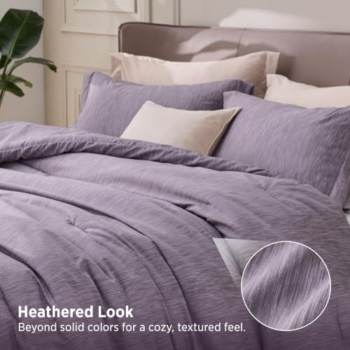 Grayish Purple Twin Comforter Set