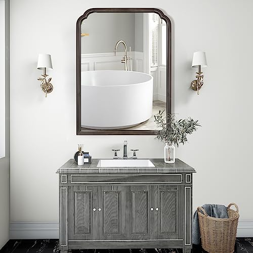 Wood Bathroom Mirrors for Wall Mounted
