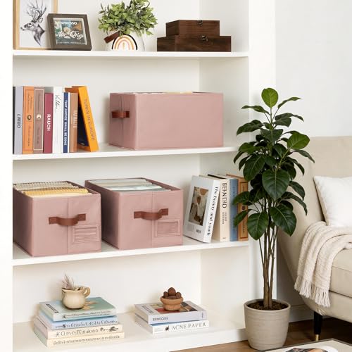 Closet Shelf Baskets with Label (3 Count)