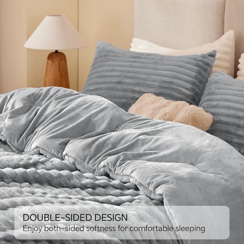 Fleece Full Comforter Set