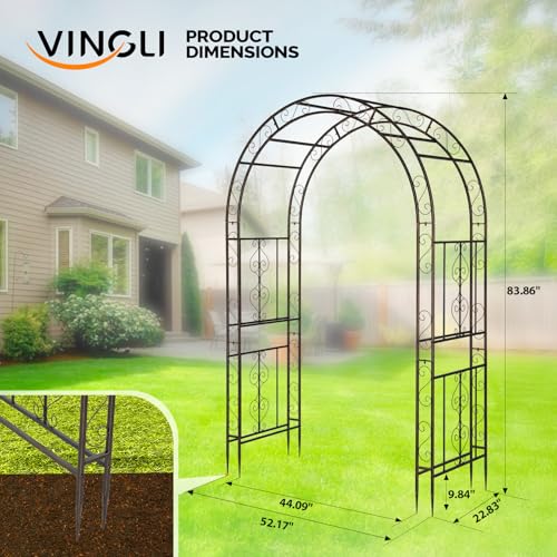 Garden Arbor Double Layer Arch Archway for Wedding Ceremony Party