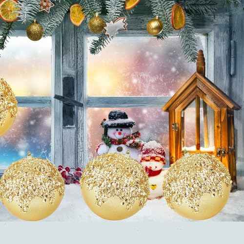 3Pcs Christmas Balls Ornaments (8.18 Count)