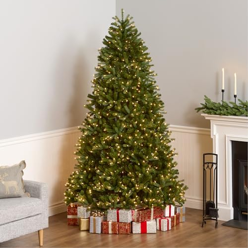 7.5ft Pre Lit Jersey Fraser Fir Medium Christmas Tree