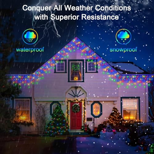132FT 1332 LED Outdoor Christmas Lights