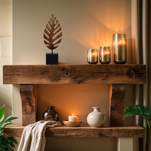 Solid Wood Leaf Sculpture