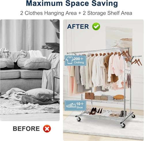 Heavy Duty Clothing Rack