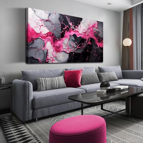Pink Wall Art for Living Room
