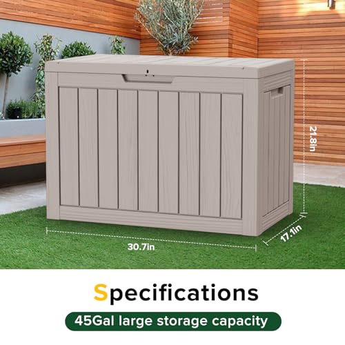 45 Gallon Resin Deck Box