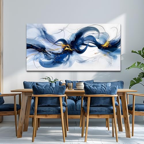 Canvas Wall Art For Living Room Wall Decor For Bedroom Office Wall Decoration Abstract Ink Painting Artwork Room Aesthetic Home Decor 20x40 In