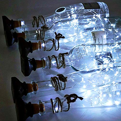 Upgraded 12 Pack Solar Wine Bottle Lights (12 Count)