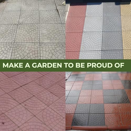 Plastic Molds Concrete Set Patio Paving Mold 4pcs