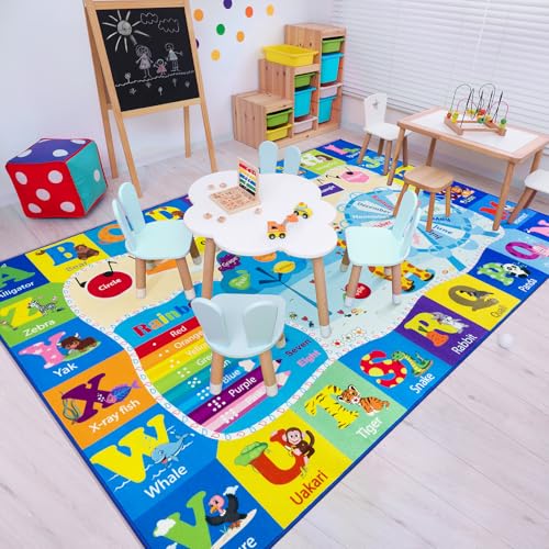 BENRON 3x5 Playroom Rug for Kids Washable