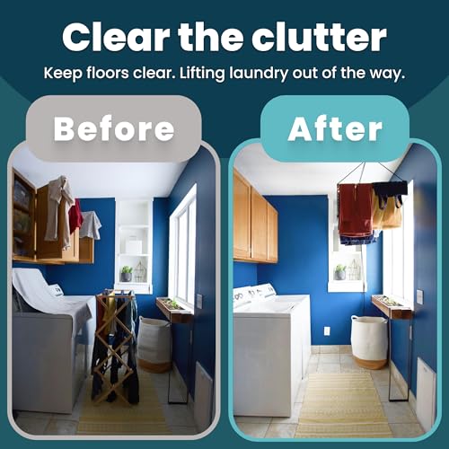 Ceiling Laundry Drying Rack w