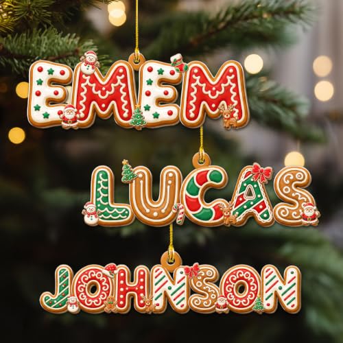 Personalized Letter Ornament