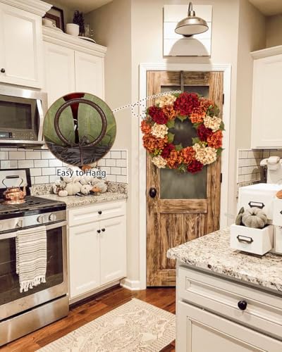 Autumn Hydrangea Wreath