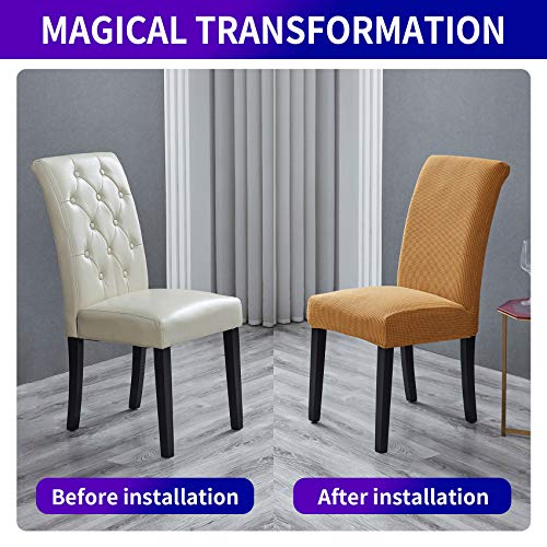 Stretch Chair Covers for Dining Room Set of 6