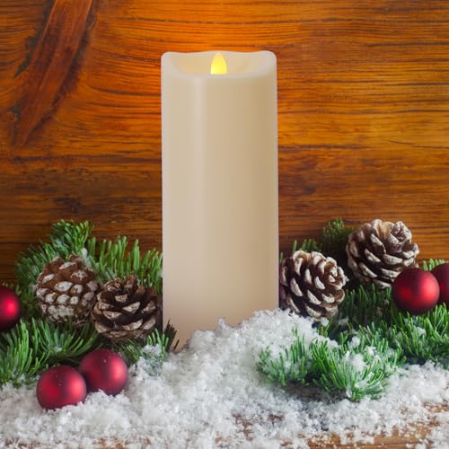 4" x 10" Large Outdoor Flameless Candle with Remote and Timer