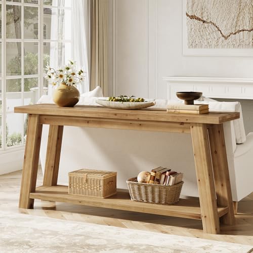 70.9" Solid Wood Console Table for Entryway