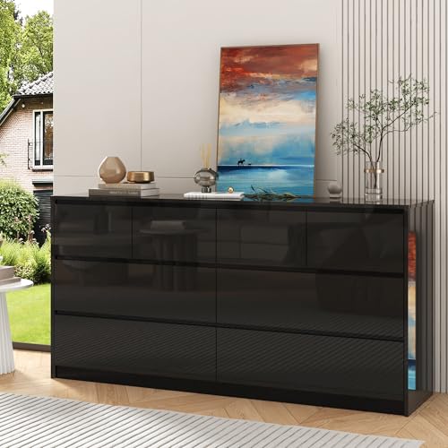 Black Malm Dresser for Bedroom