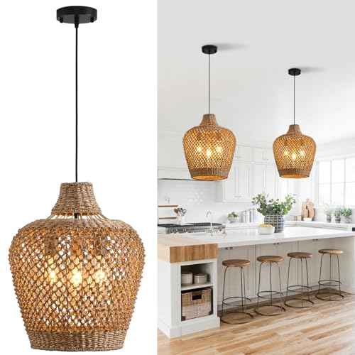 Rattan Pendant Light (3 Count)
