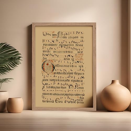 Vintage Hymnal Poster