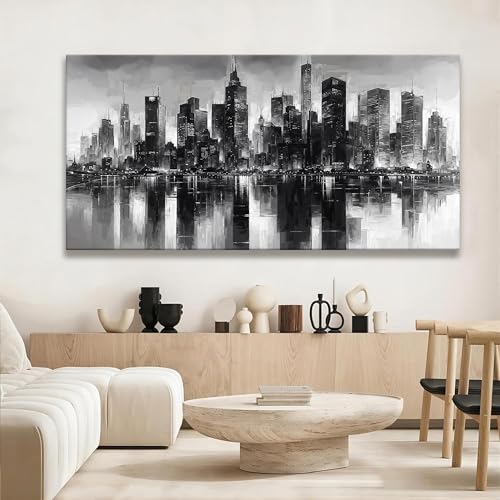 New York City Wall Art Brooklyn Bridge Large Wall Art For Living Room 29×58